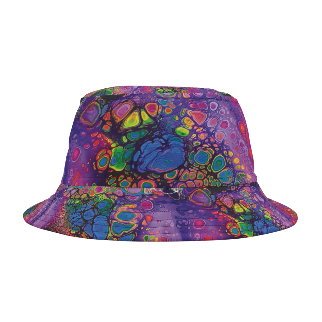 Printify Hats Neon Nostalgia Bucket Hat (AOP)