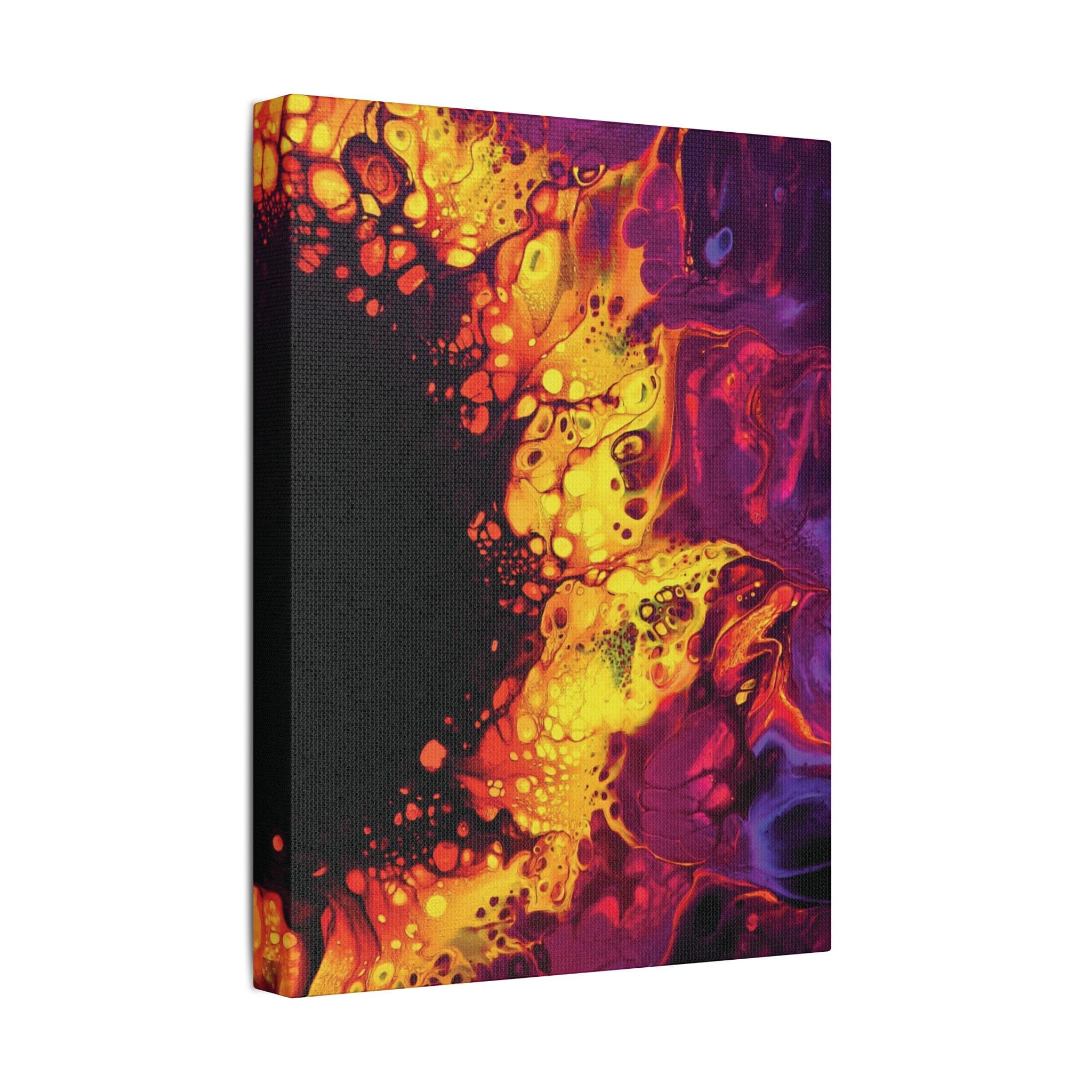 Printify Canvas Magenta Satin Canvas, Stretched