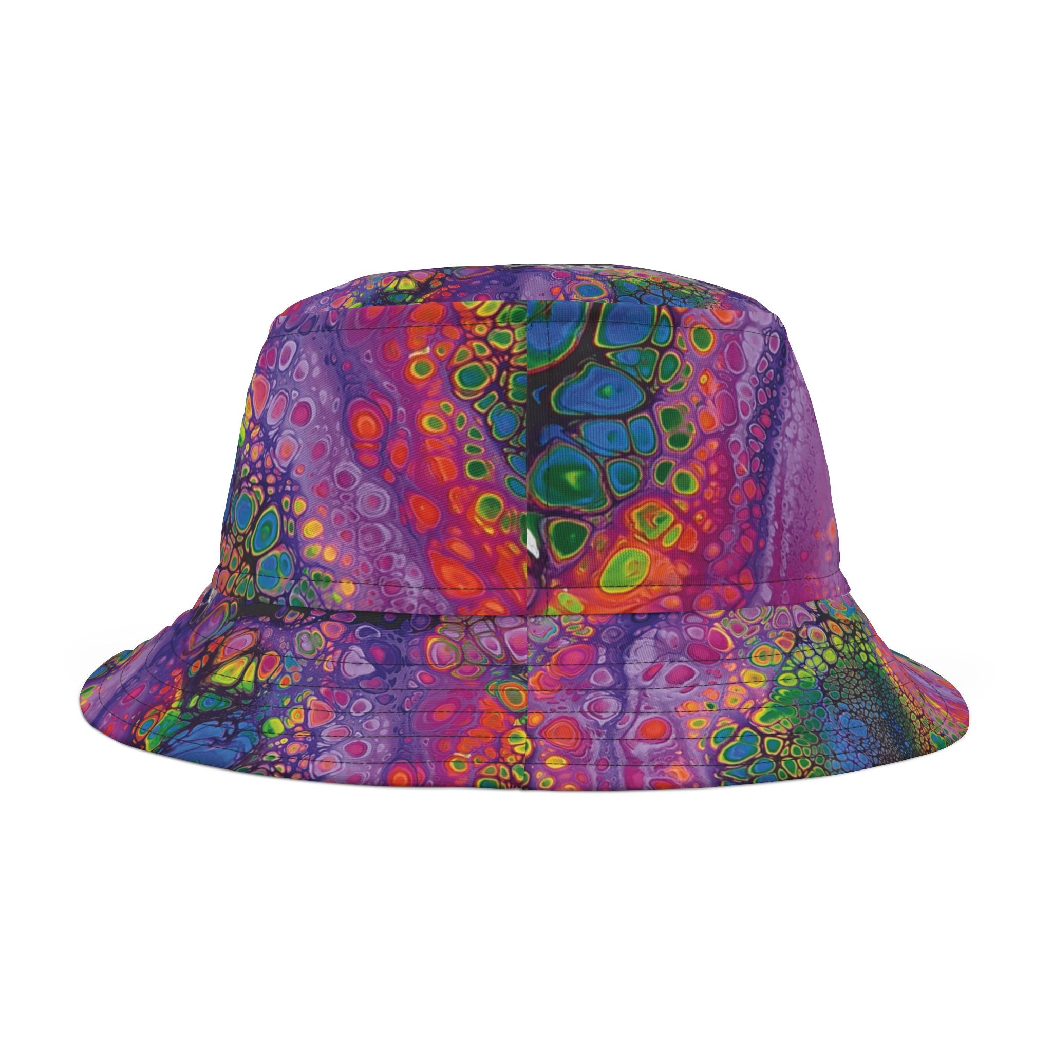 Printify Hats Neon Nostalgia Bucket Hat (AOP)