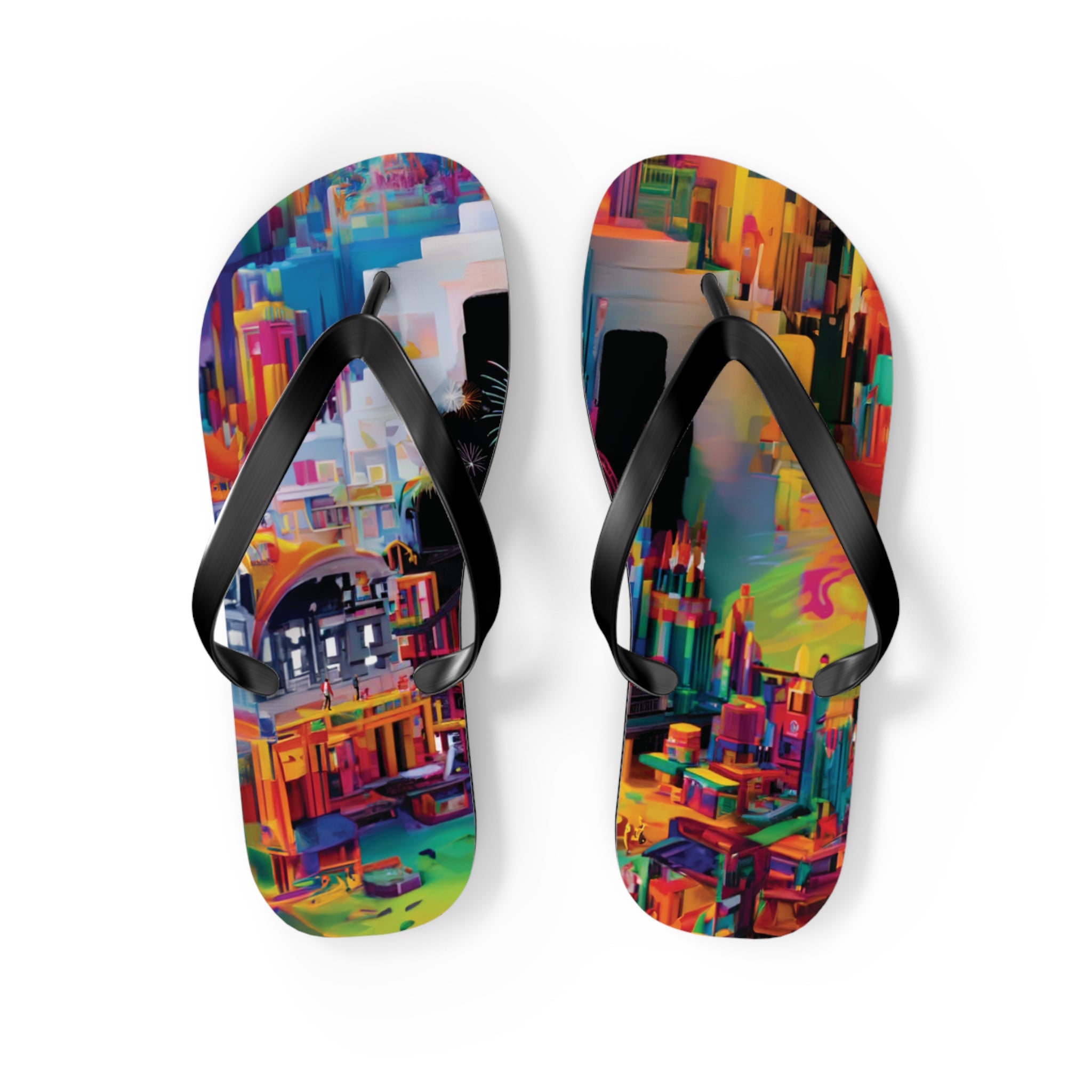 Pour Metropolis Flip Flops