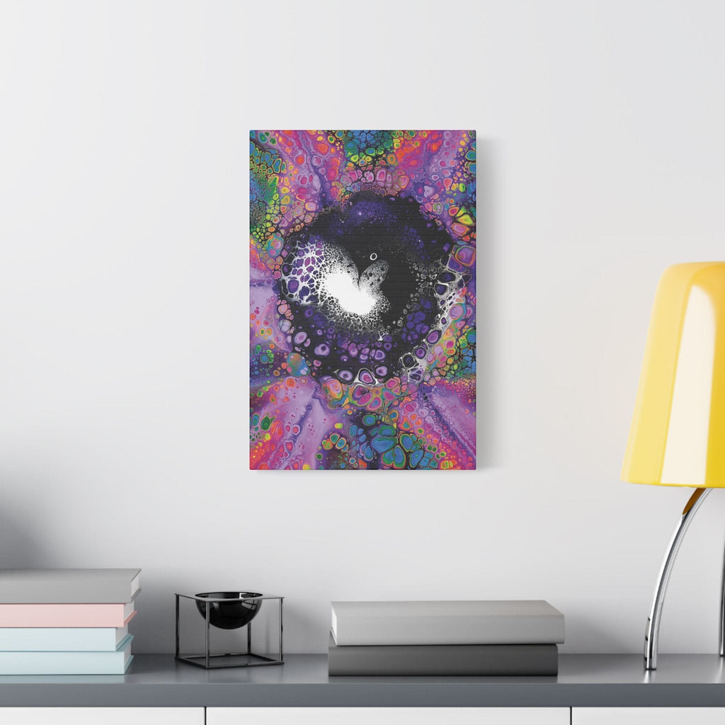 Printify Canvas Neon Nostalgia Satin Canvas, Stretched, 1.5"