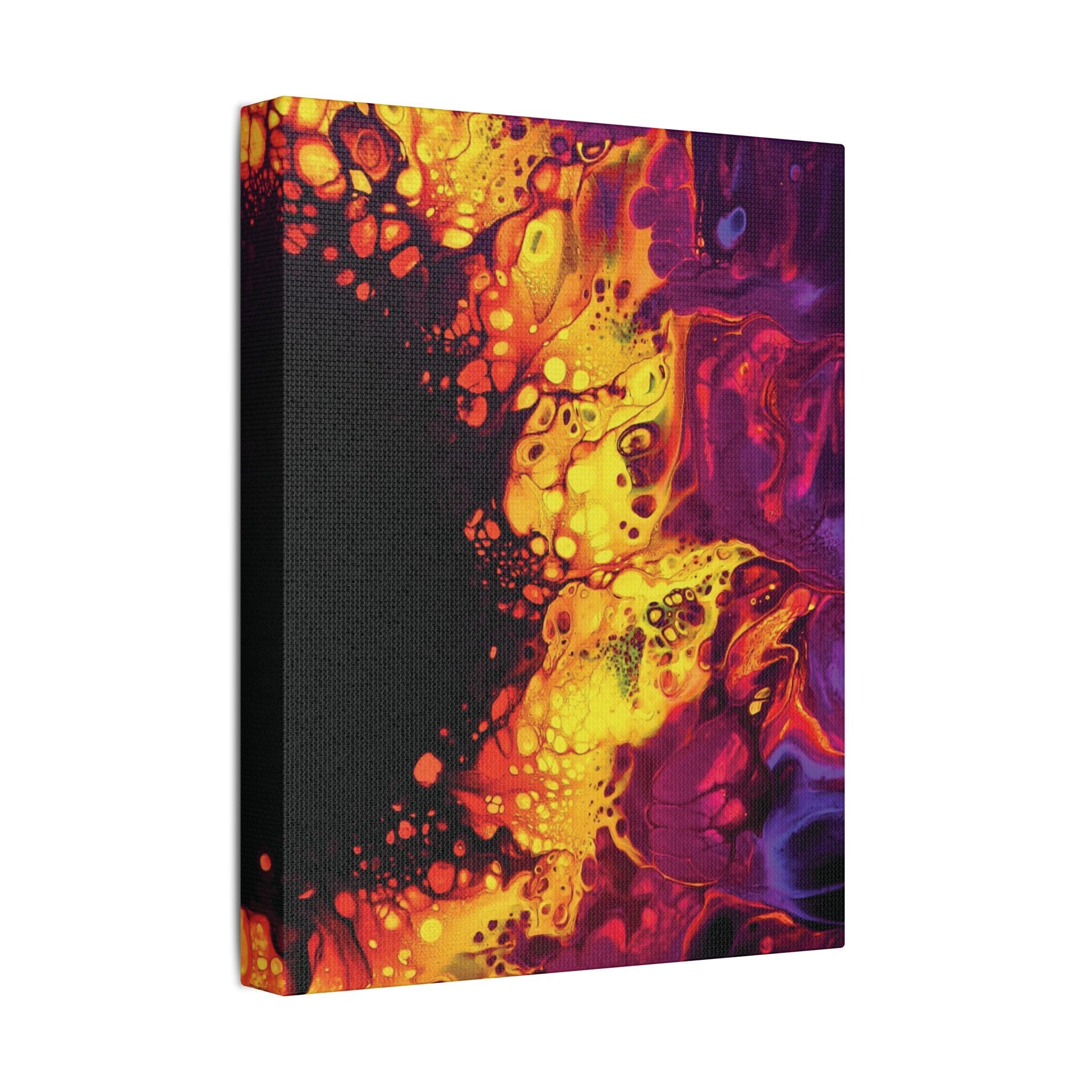 Printify Canvas Magenta Satin Canvas, Stretched