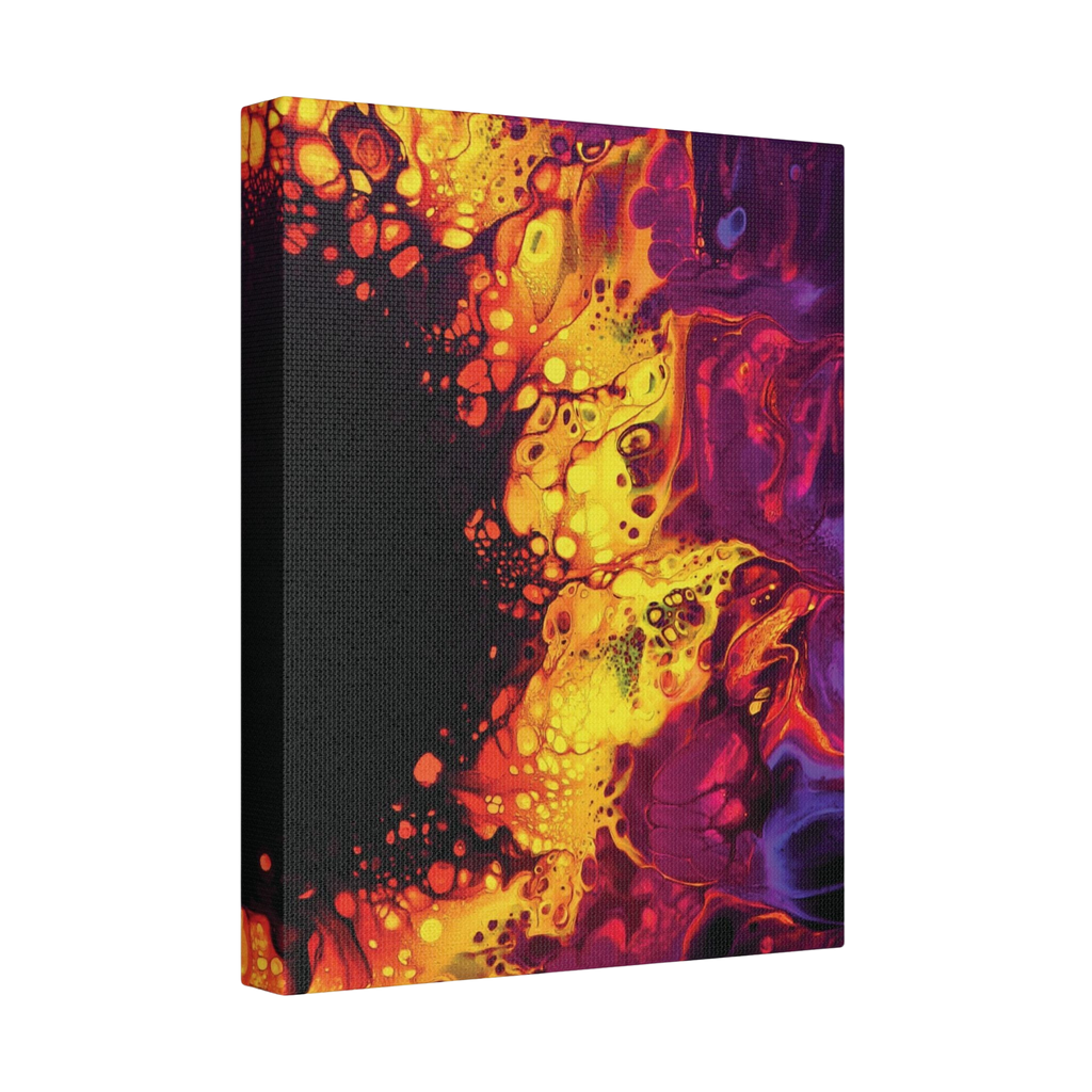 Printify Canvas Magenta Satin Canvas, Stretched