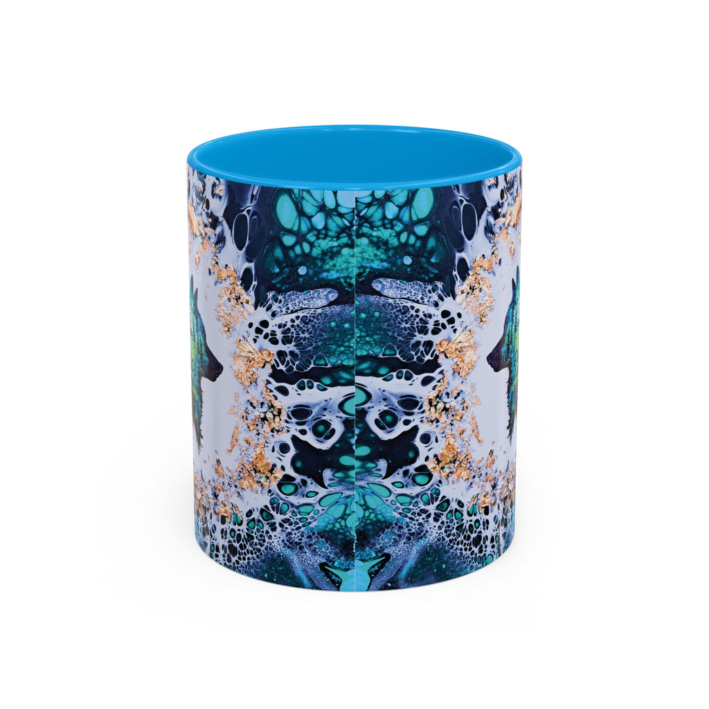 Printify Mug Wolf Woods Colorful Mug, Blue (11oz, 15oz)