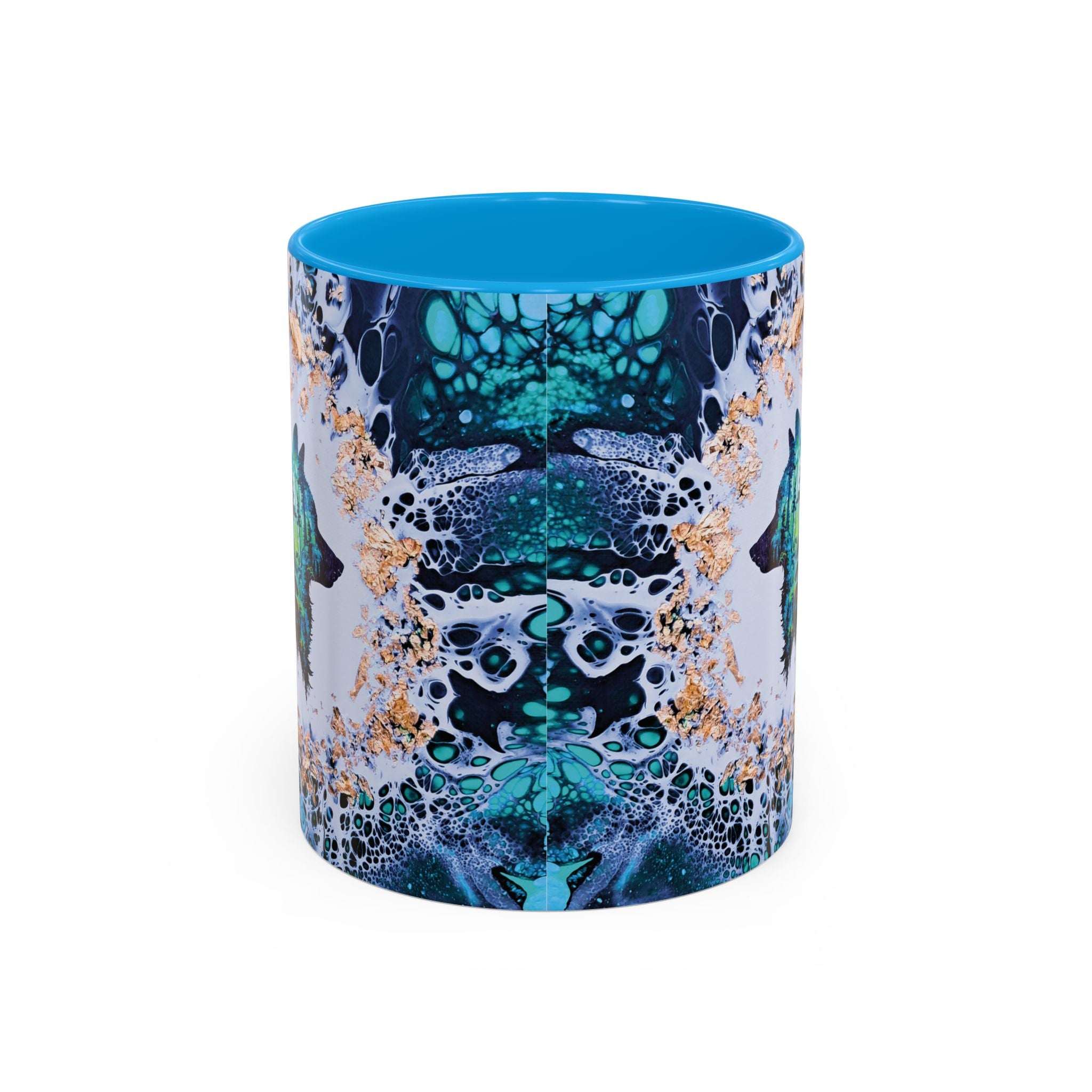 Printify Mug Wolf Woods Colorful Mug, Blue (11oz, 15oz)