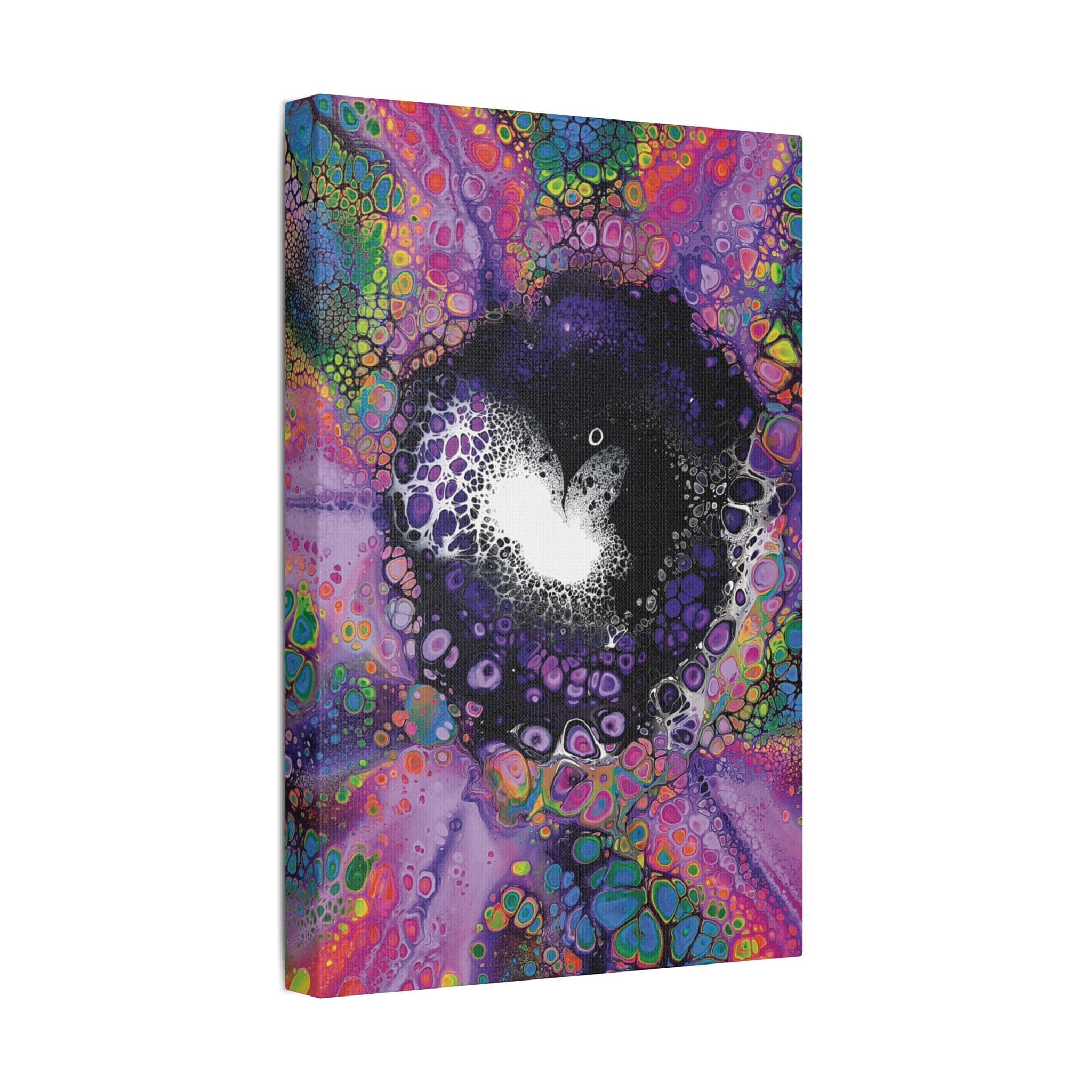 Printify Canvas Neon Nostalgia Satin Canvas, Stretched, 1.5"