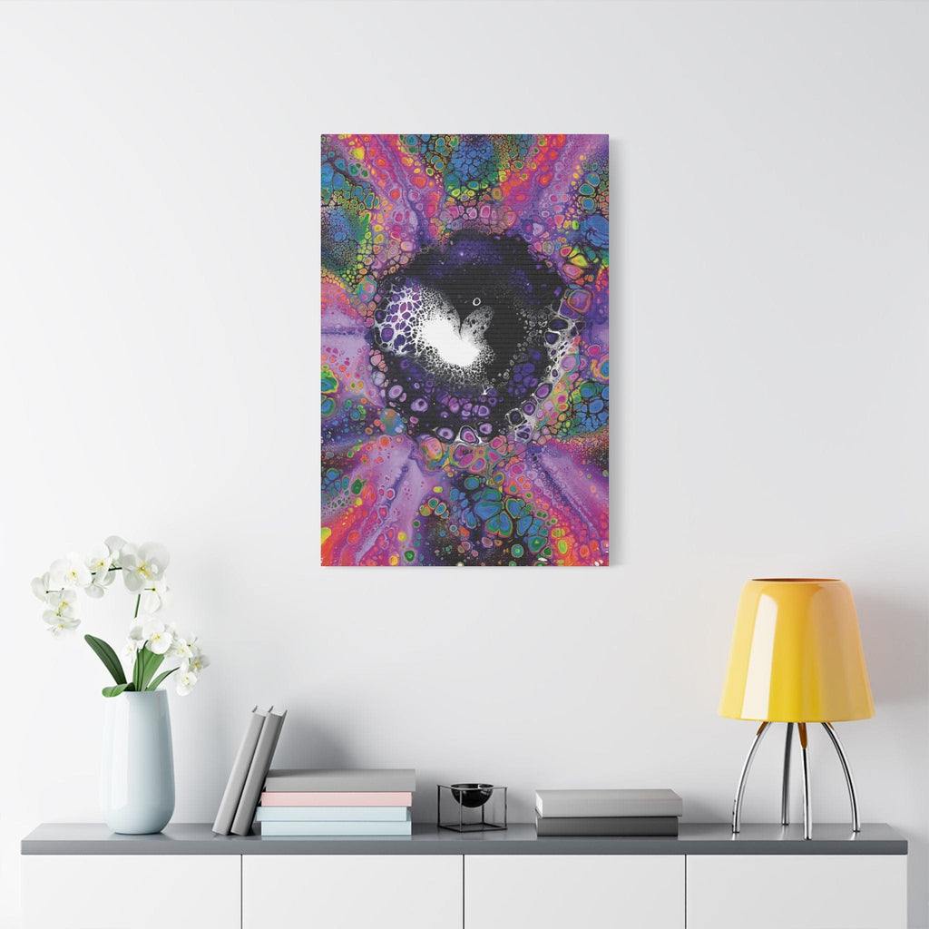 Printify Canvas Neon Nostalgia Satin Canvas, Stretched, 1.5"