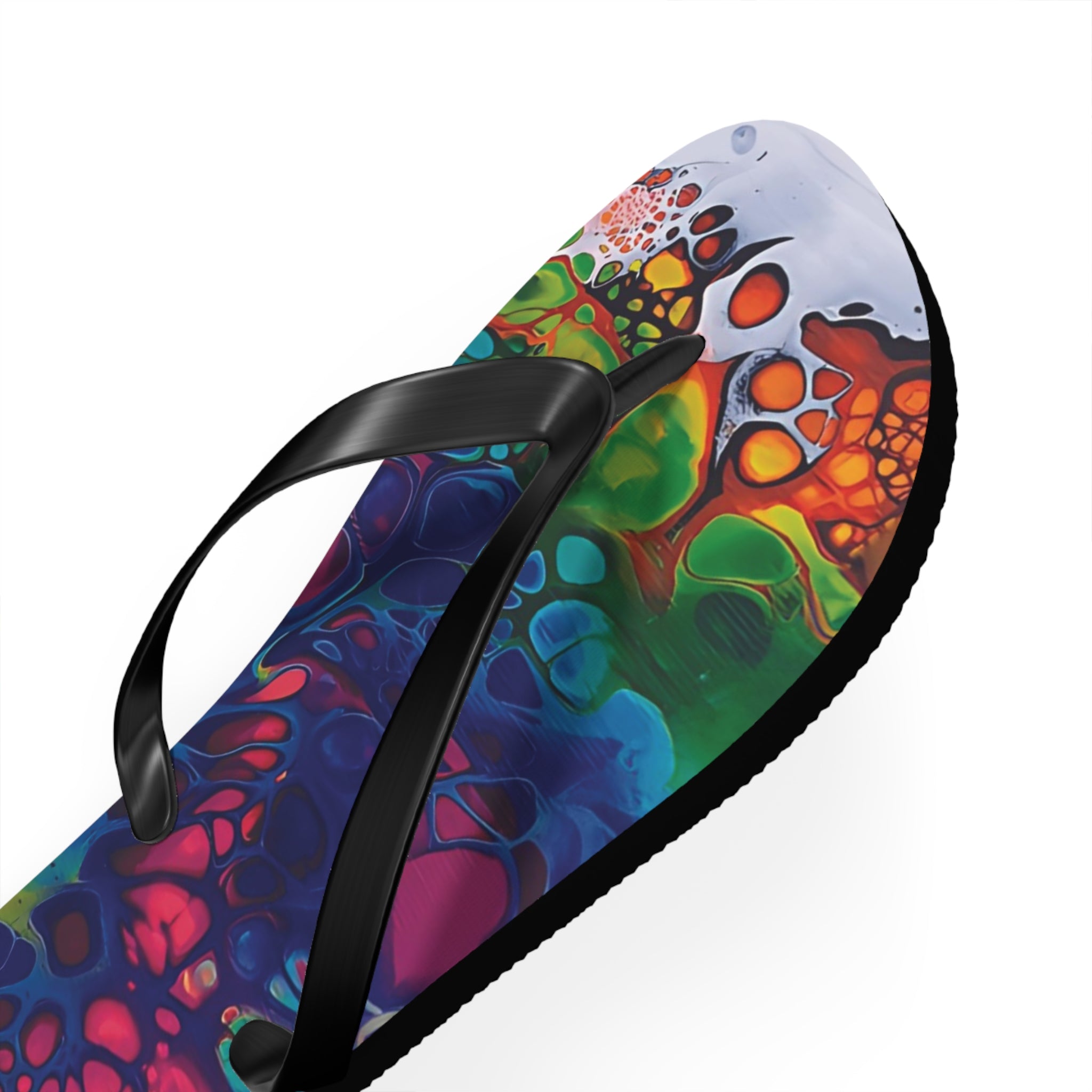 Rainbow Hummingbird Flip Flops