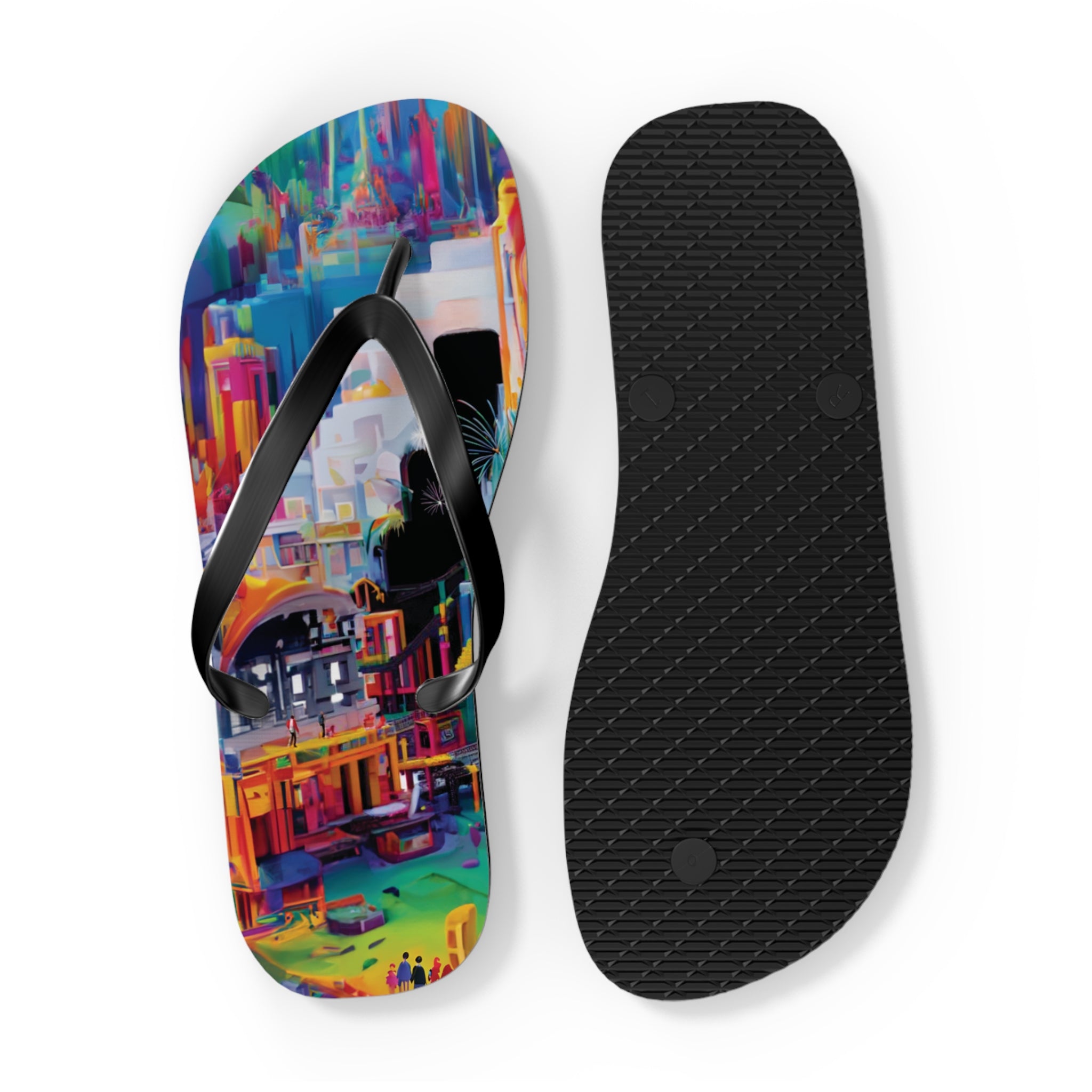 Pour Metropolis Flip Flops