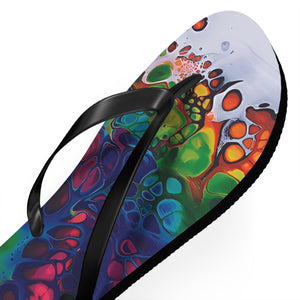 Rainbow Hummingbird Flip Flops