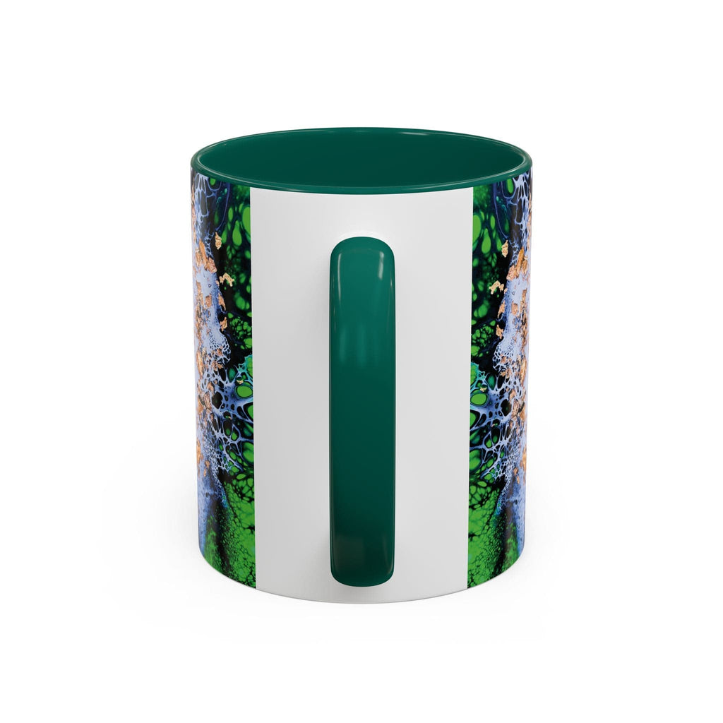 Printify Mug Wolf Woods Colorful Mug, Green (11oz, 15oz)