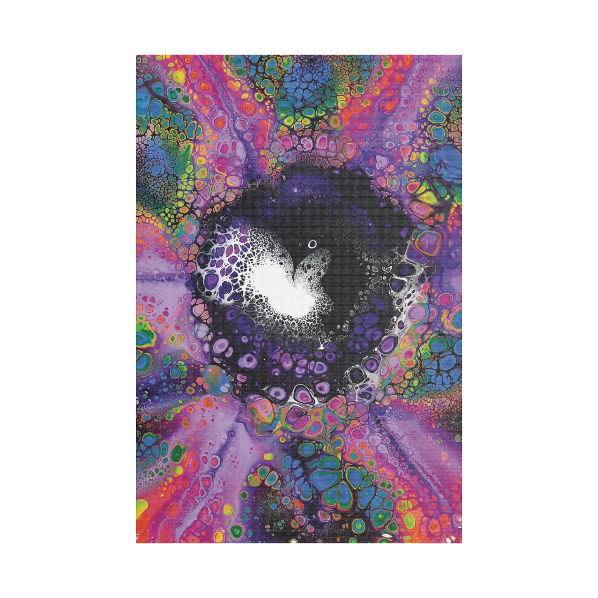 Printify Canvas 24″ x 36″ (Vertical) / 1.5" Neon Nostalgia Satin Canvas, Stretched, 1.5"