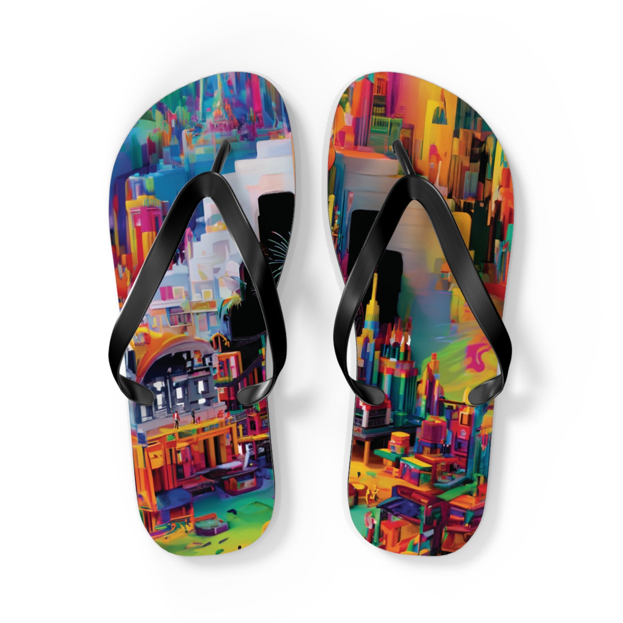 Pour Metropolis Flip Flops