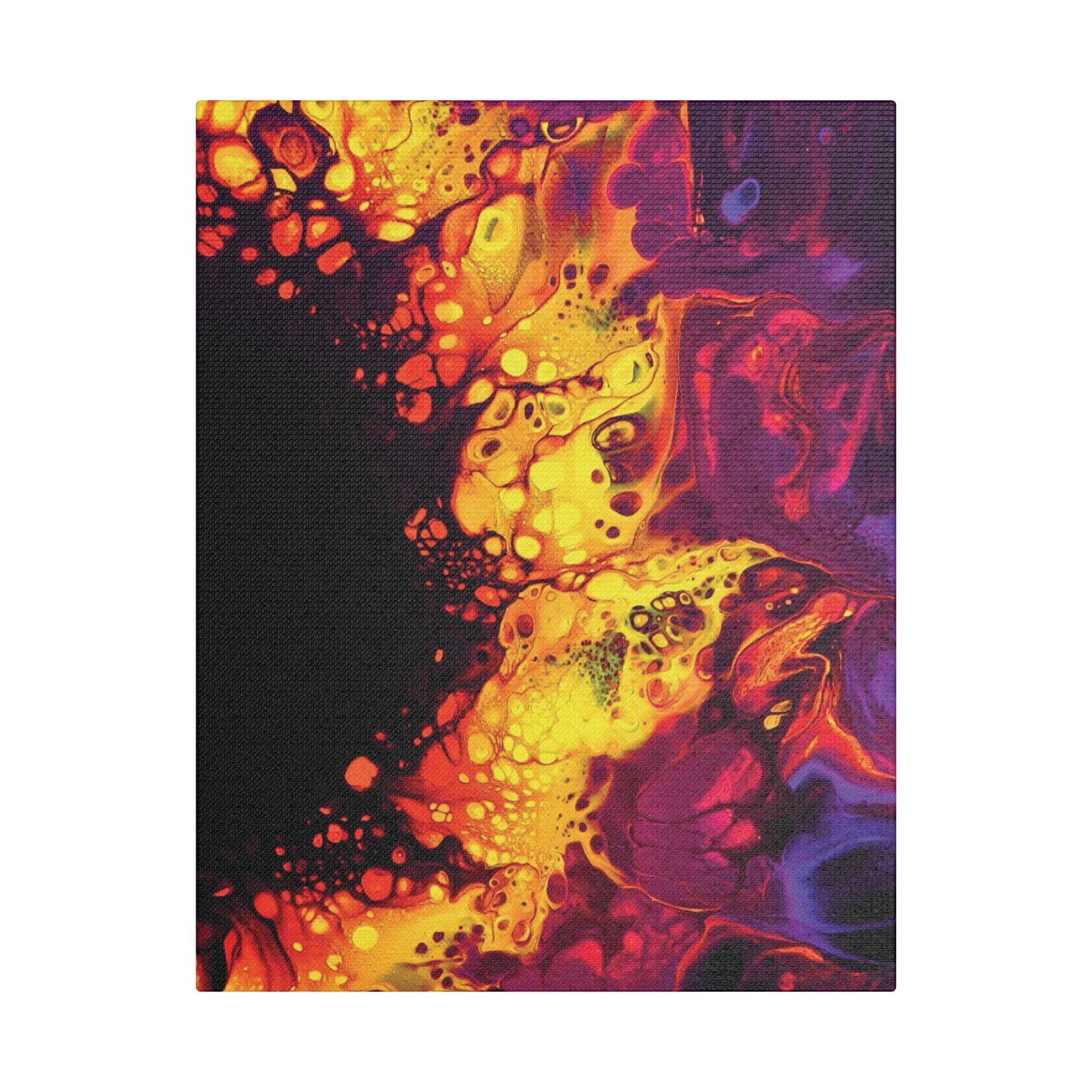 Printify Canvas 11″ x 14″ (Vertical) / 1.5" Magenta Satin Canvas, Stretched
