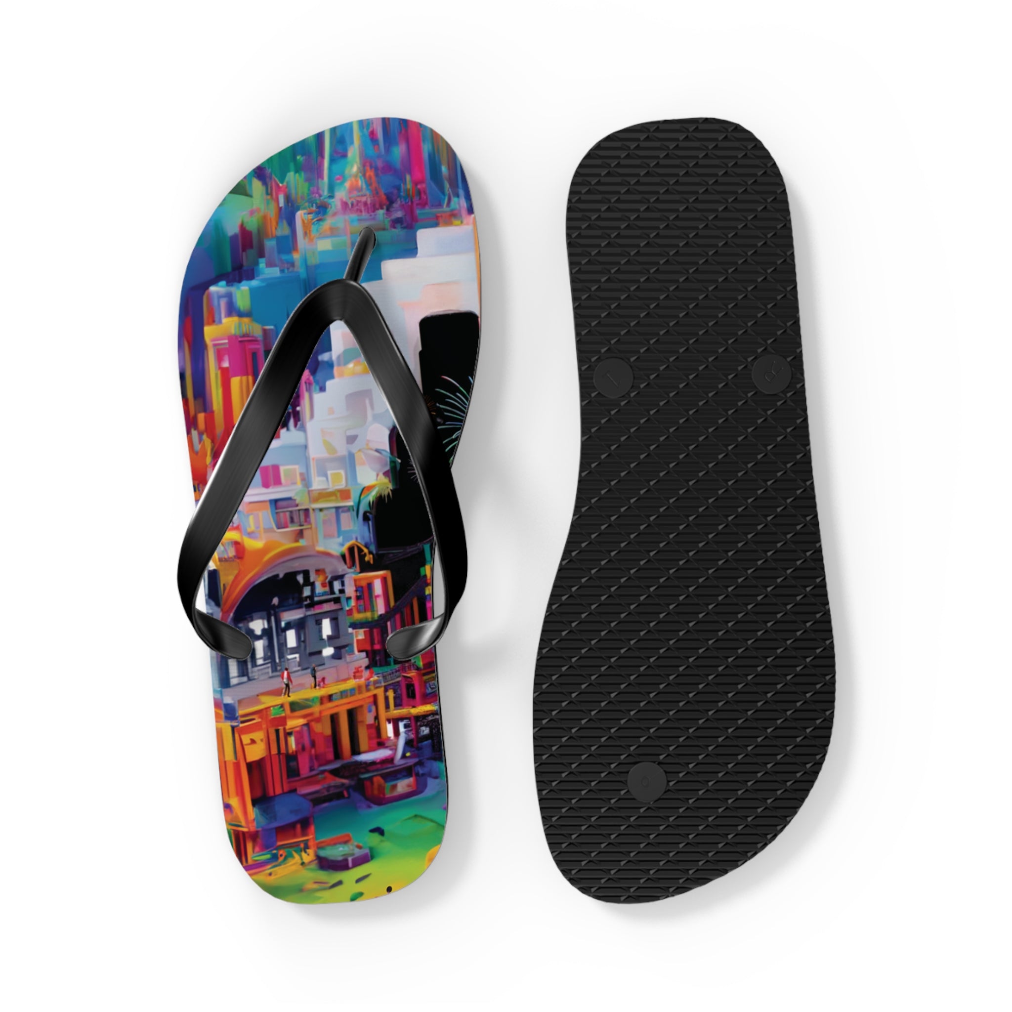 Pour Metropolis Flip Flops