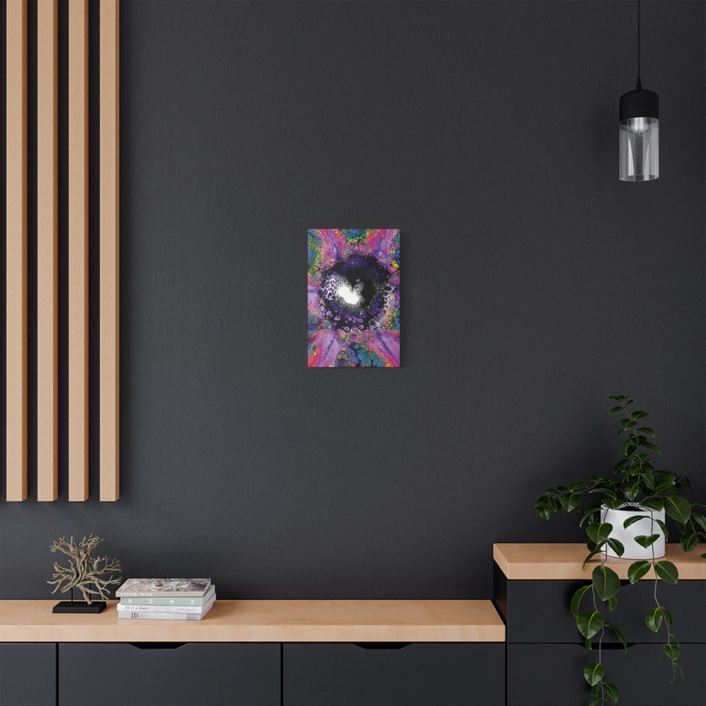 Printify Canvas Neon Nostalgia Satin Canvas, Stretched, 1.5"