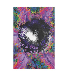 Lienzo satinado Neon Nostalgia, estirado, 1,5