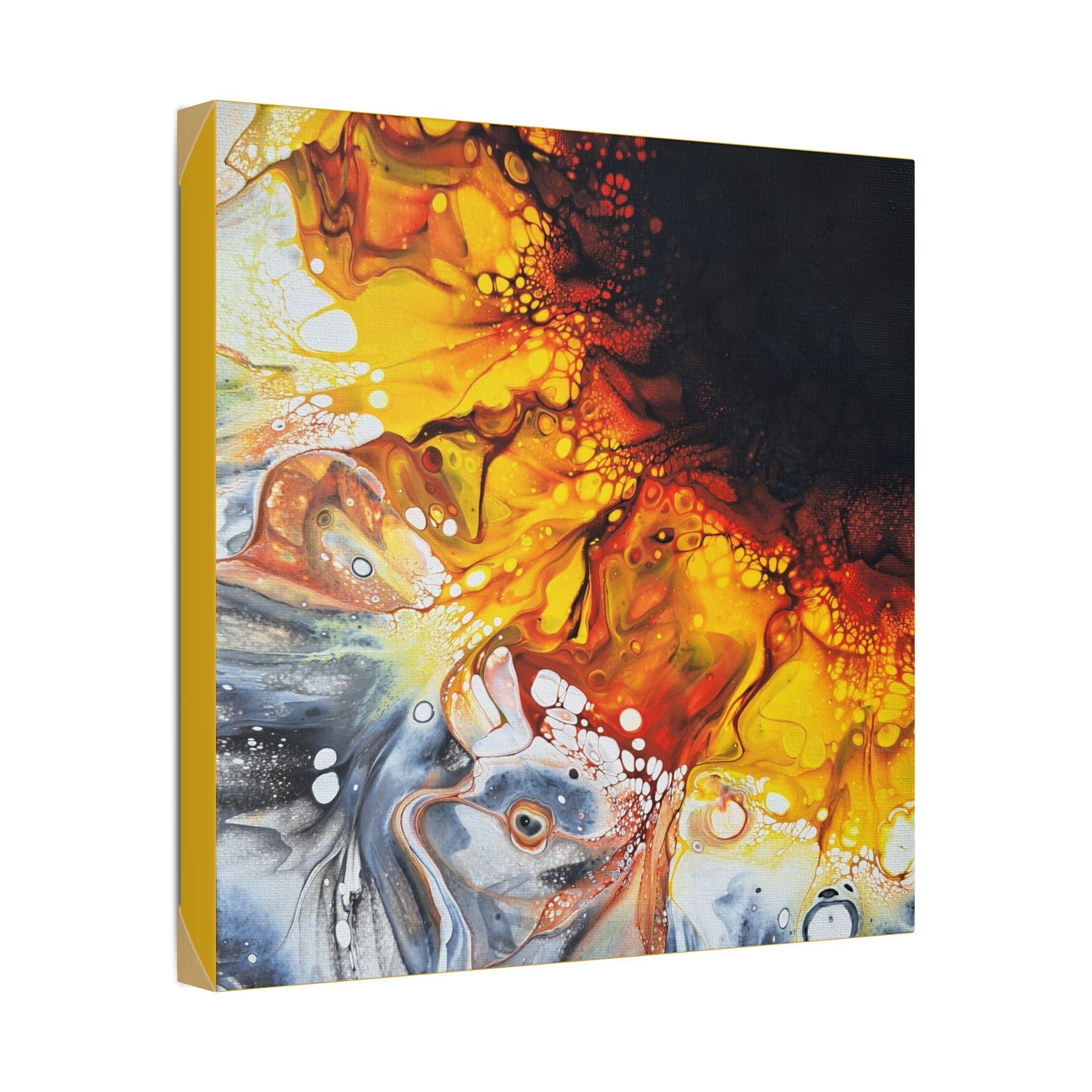 Printify Canvas 16" x 16" / 1.5" B&W Square Stretched Canvas, 1.5"