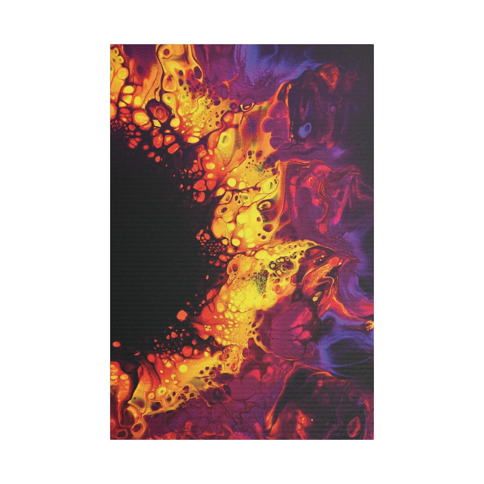 Printify Canvas 24″ x 36″ (Vertical) / 1.5" Magenta Satin Canvas, Stretched