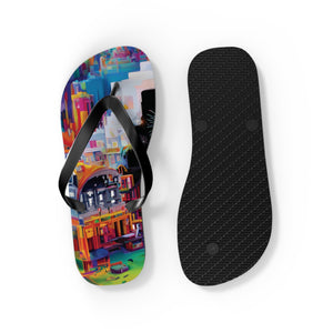 Pour Metropolis Flip Flops