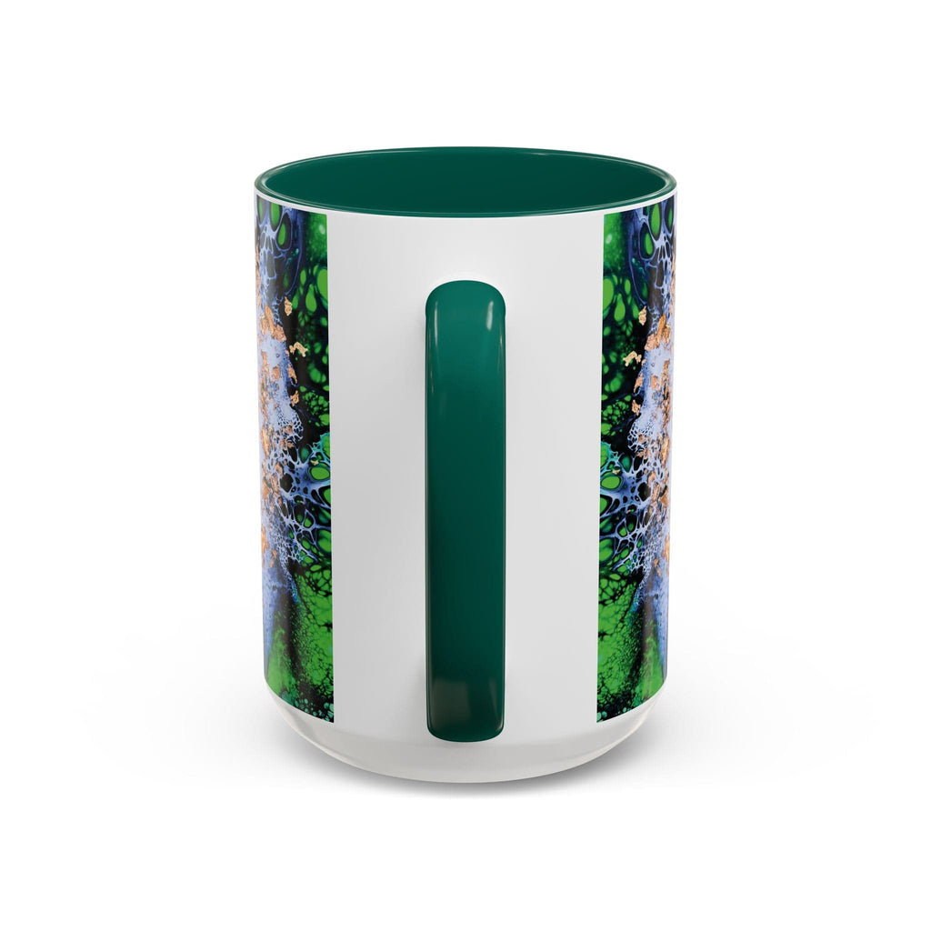 Printify Mug Wolf Woods Colorful Mug, Green (11oz, 15oz)