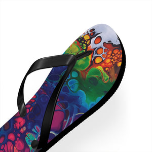 Rainbow Hummingbird Flip Flops