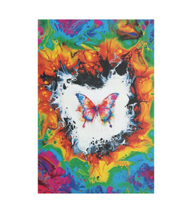 Lienzo de satén Monarch calidoscópico, estirado, 3,8 cm
