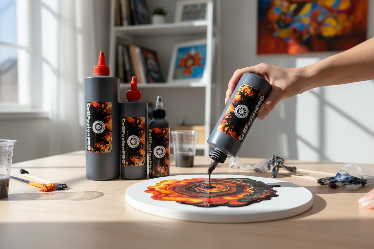 CellFusion PRO accessories by pppaintpours featuring a sleek design and vibrant colors for creative projects.