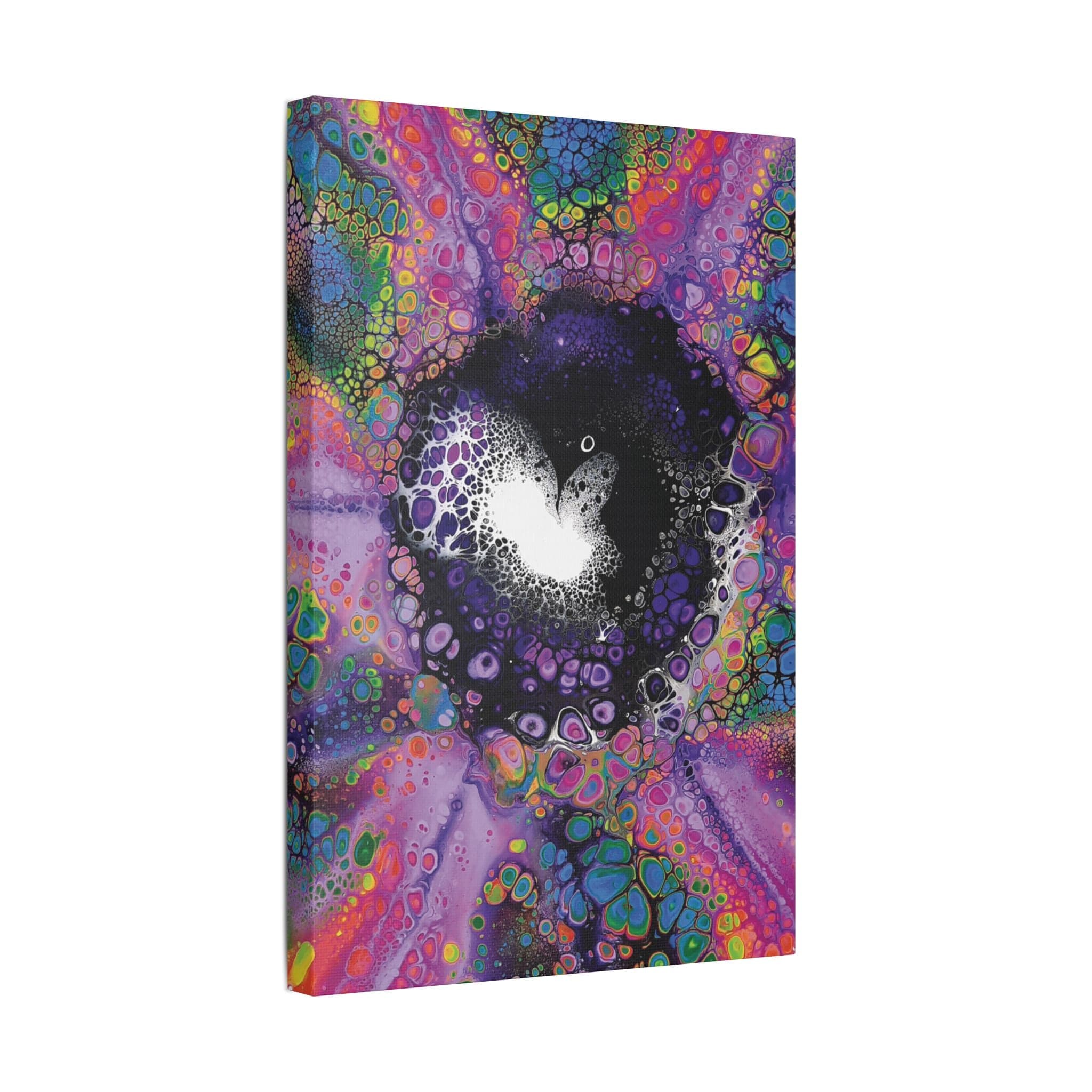 Printify Canvas Neon Nostalgia Satin Canvas, Stretched, 1.5"