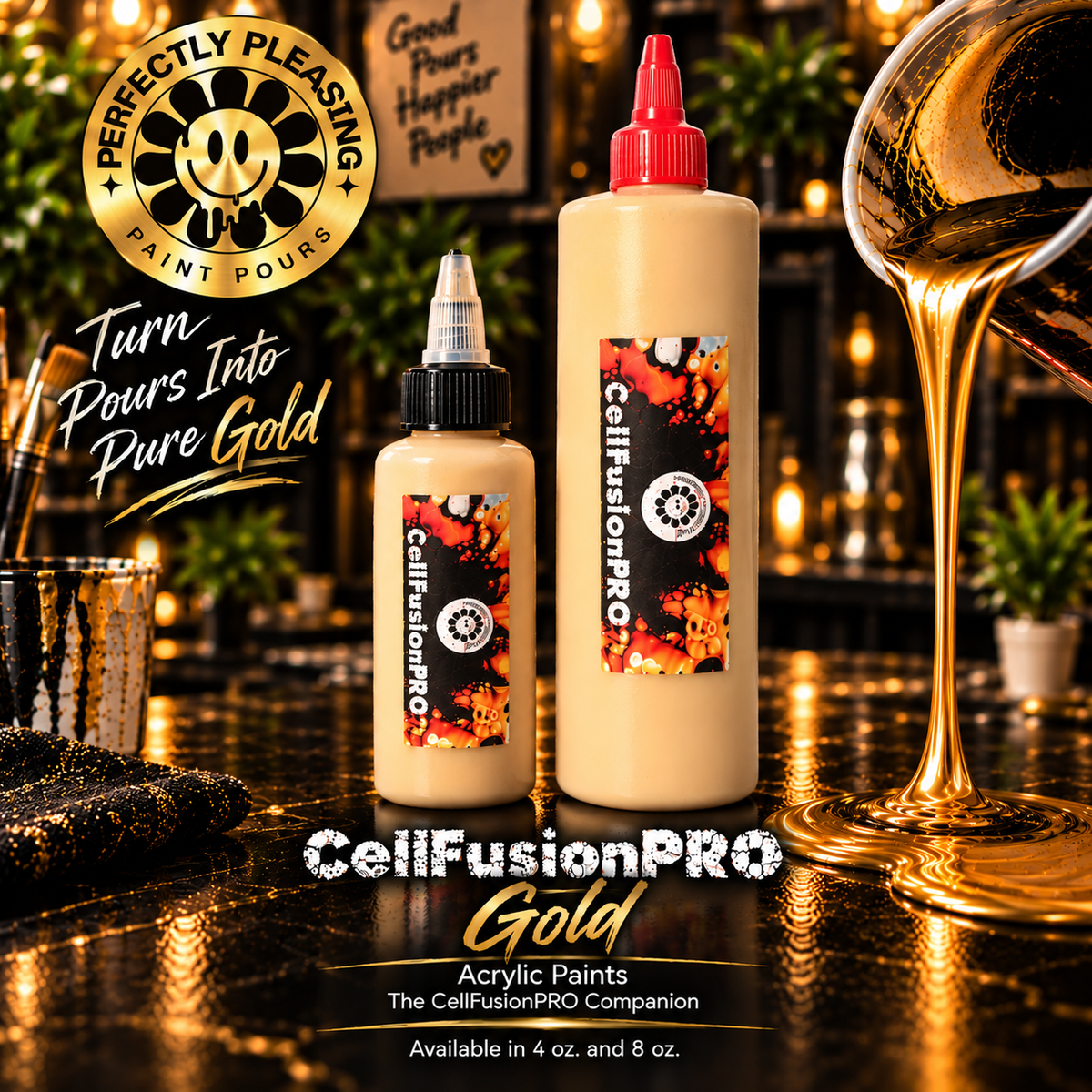 pppaintpours Accessories CellFusionPRO Gold