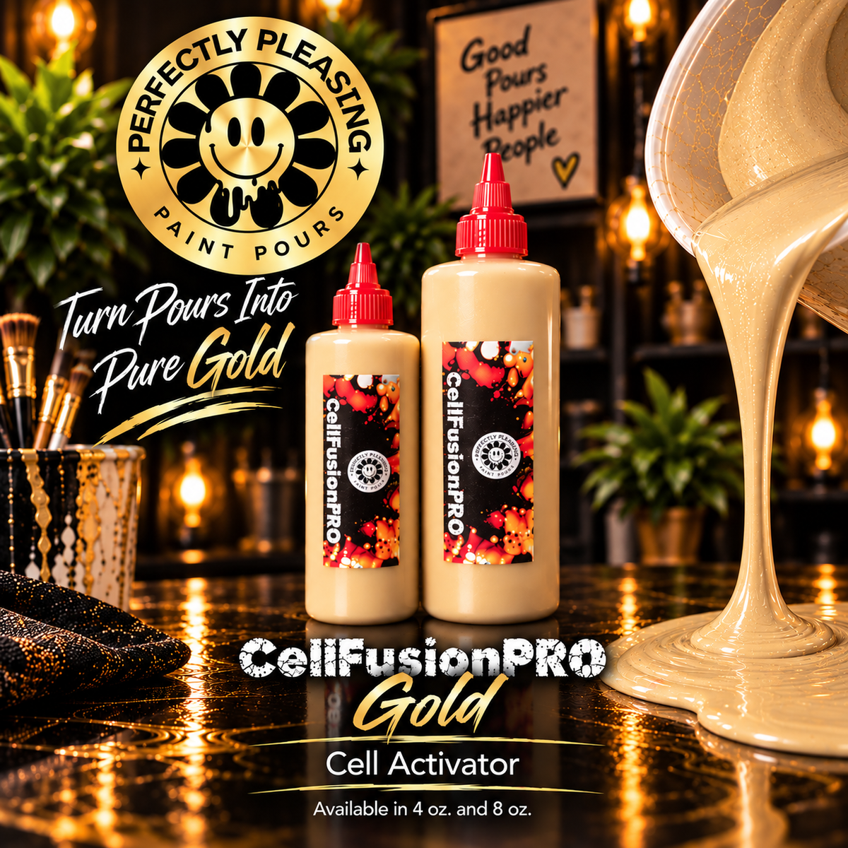 pppaintpours Accessories CellFusionPRO Gold