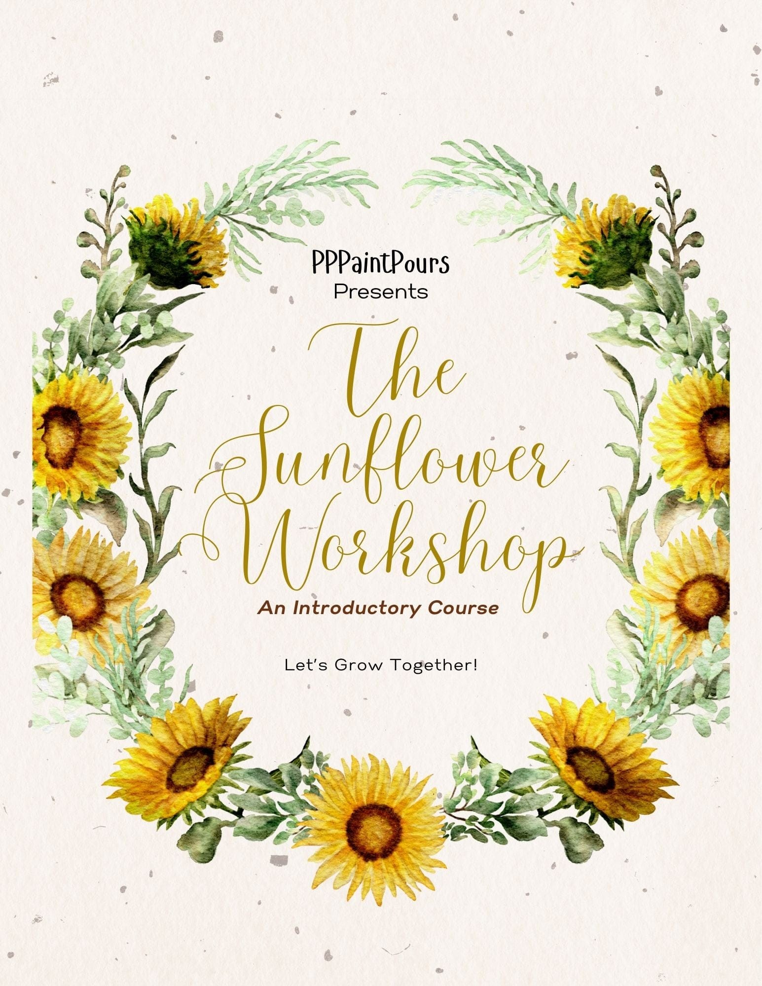pppaintpours 🌻The Sunflower Workshop 🌻