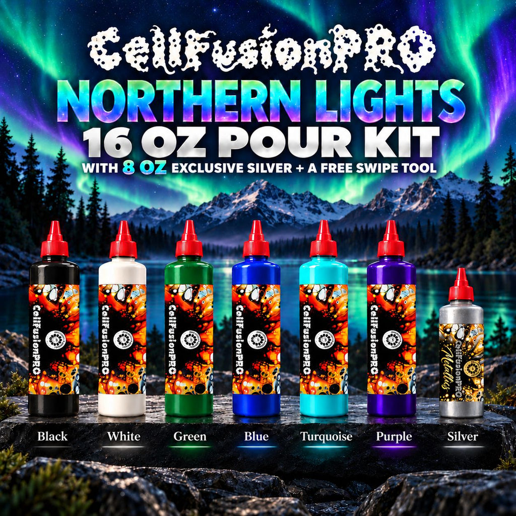 pppaintpours Paints Northern Lights 16Oz Pour Kit