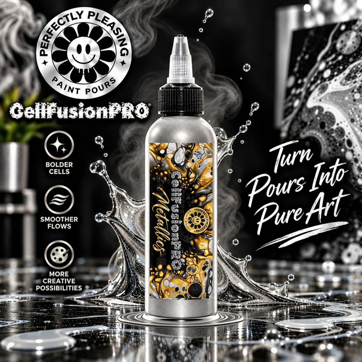pppaintpours Accessories CellFusionPRO Silver
