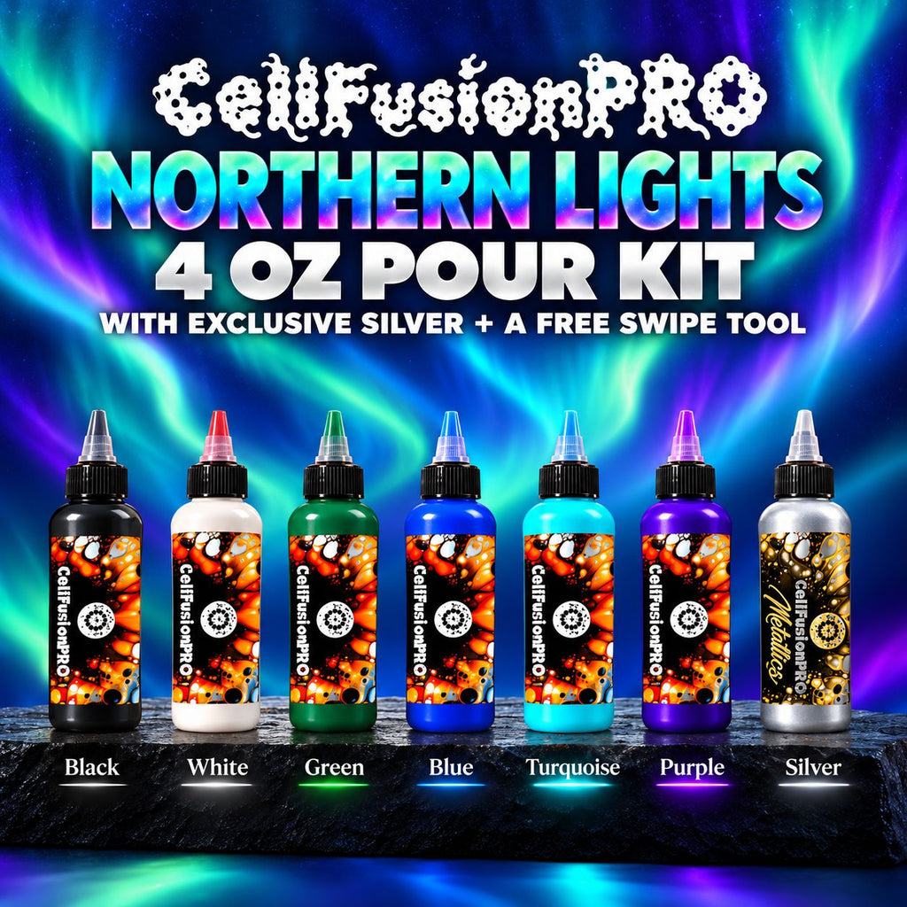 pppaintpours Paints Northern Lights 4Oz Pour Kit