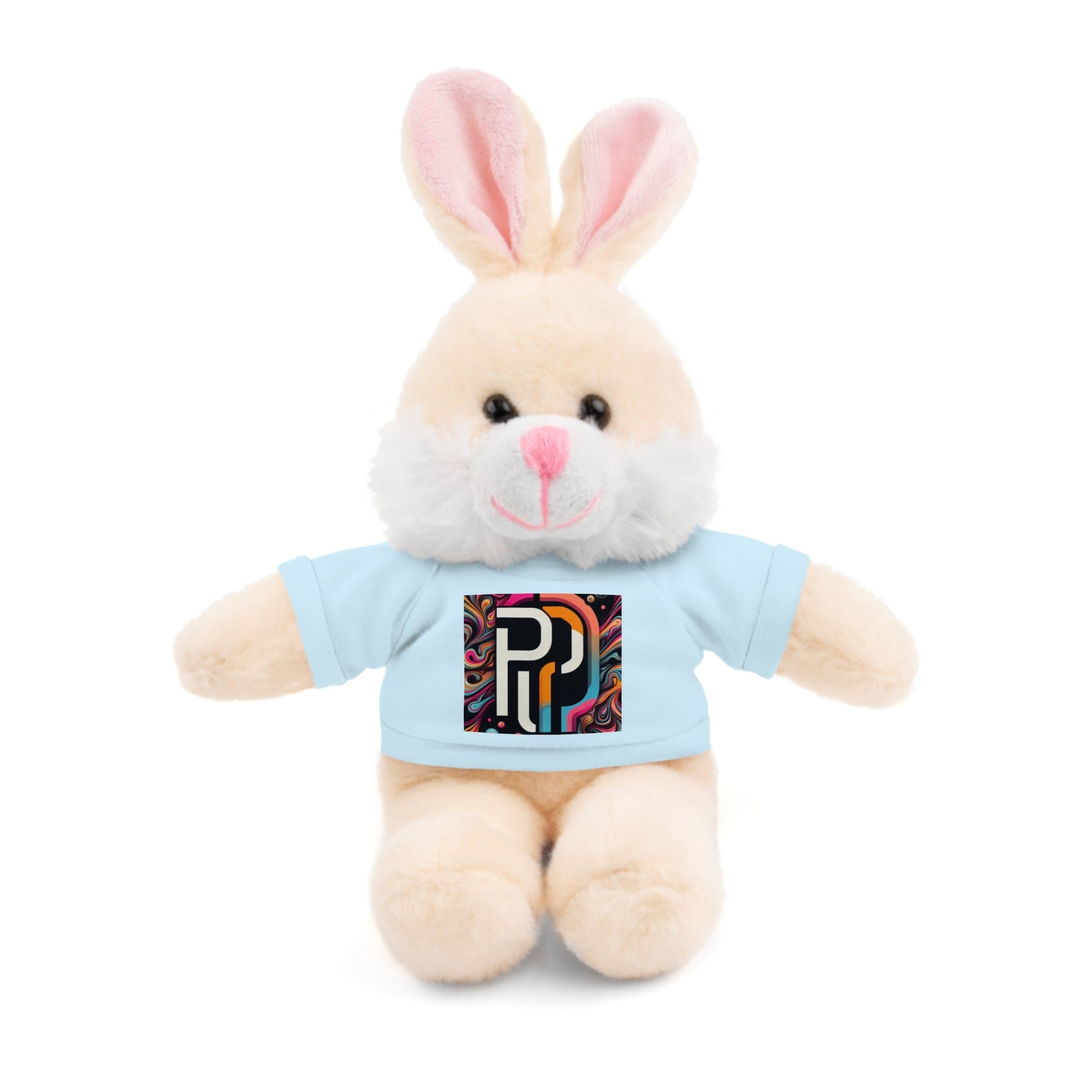 Printify Accessories Light Blue / Bunny / 8" Stuffed Animals with Tee