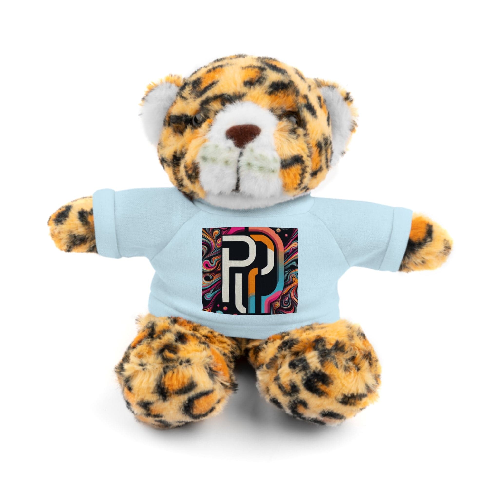 Printify Accessories Light Blue / Jaguar / 8" Stuffed Animals with Tee