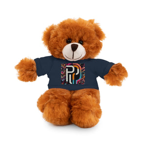 Printify Accessories Navy / Bear / 8" Stuffed Animals with Tee