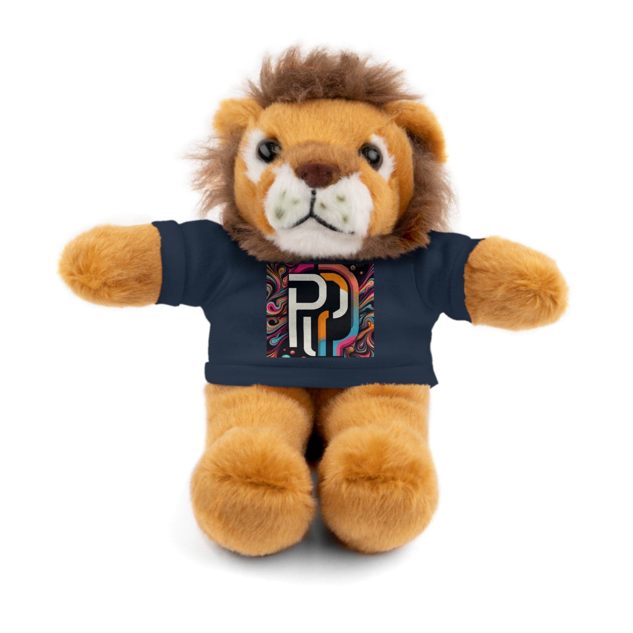 Printify Accessories Navy / Lion / 8" Stuffed Animals with Tee