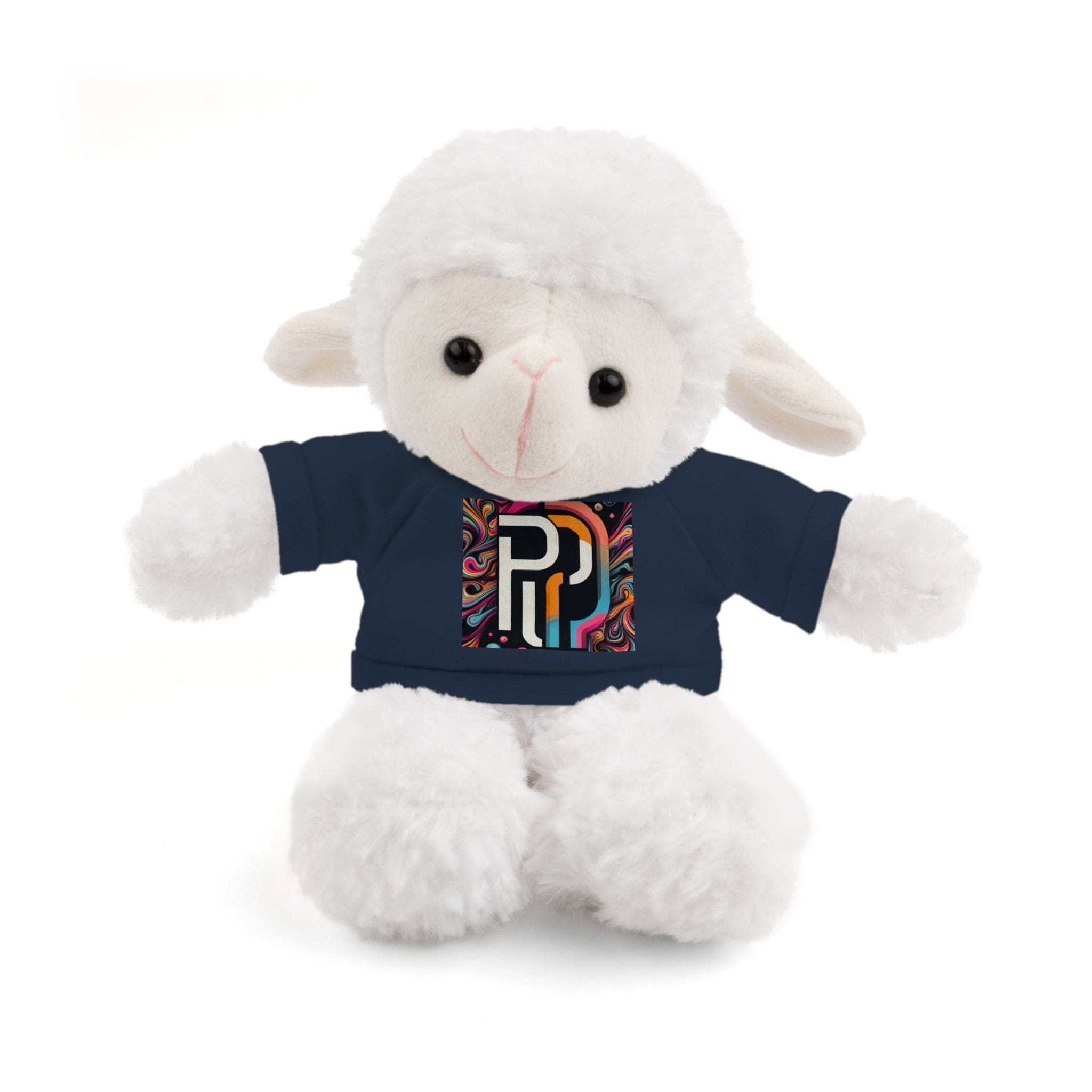 Printify Accessories Navy / Sheep / 8" Stuffed Animals with Tee