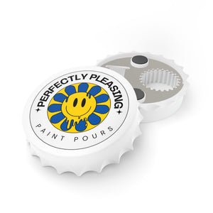 Printify Accessories One size / White SmileyFlower Bottle Opener