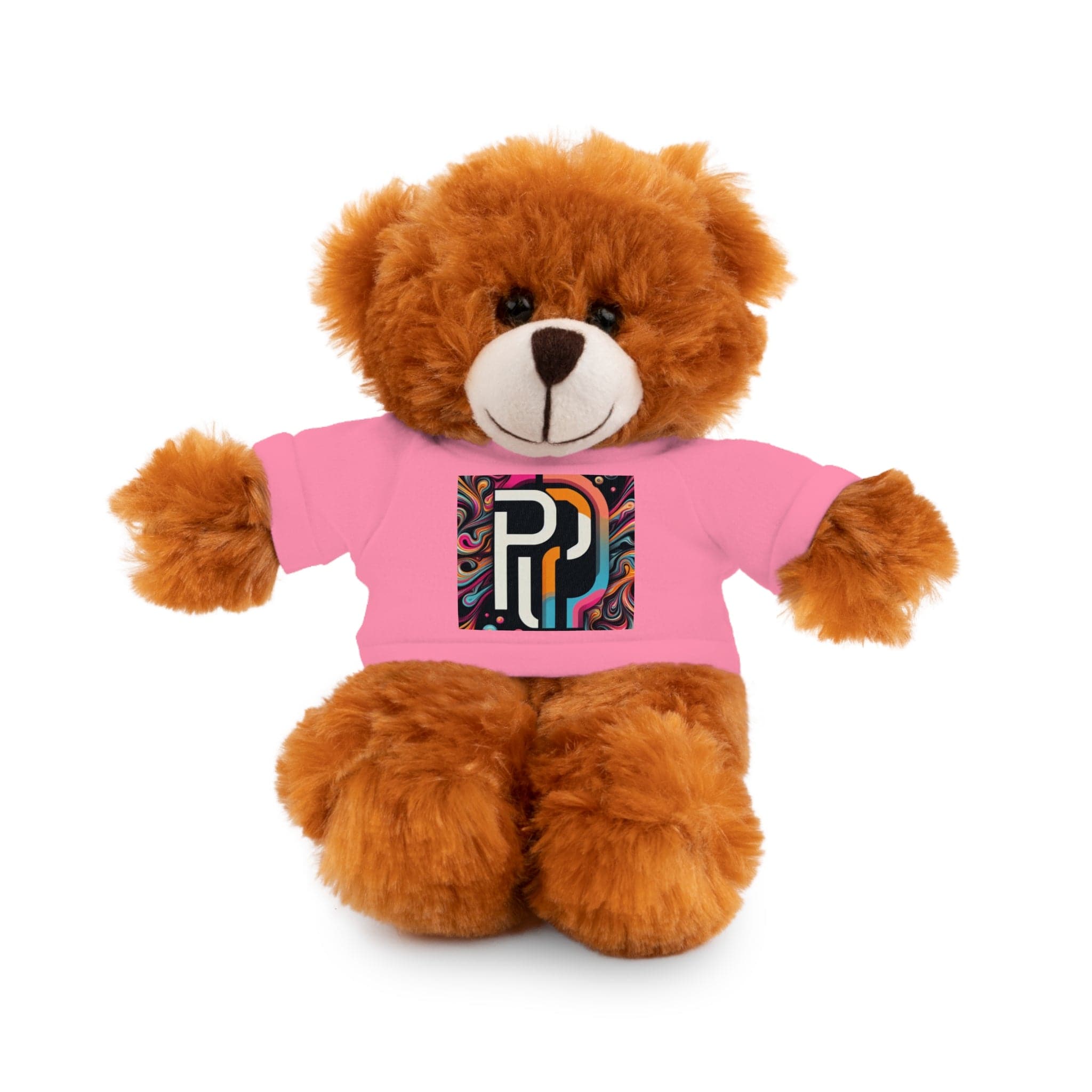 Printify Accessories Pink / Bear / 8" Stuffed Animals with Tee