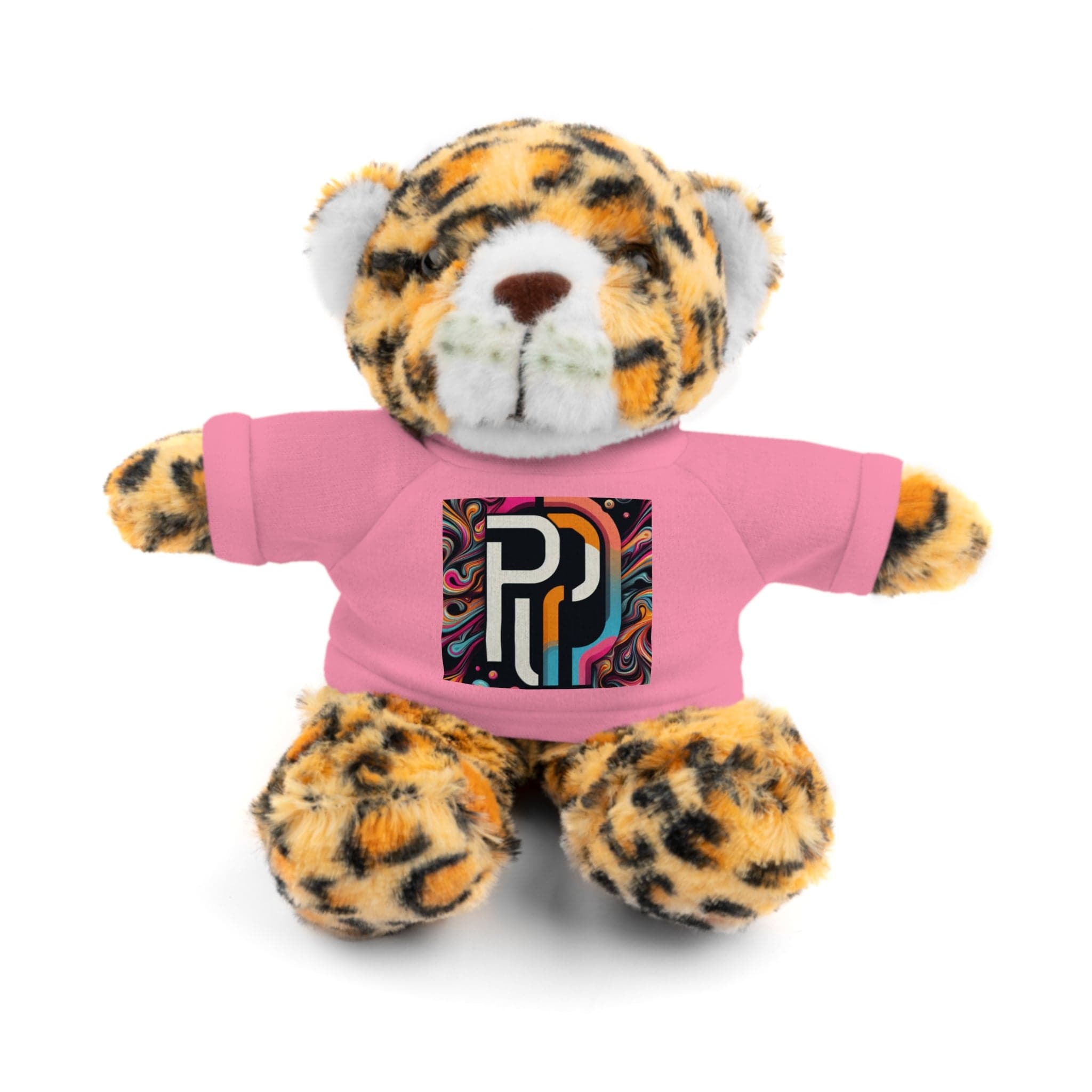 Printify Accessories Pink / Jaguar / 8" Stuffed Animals with Tee