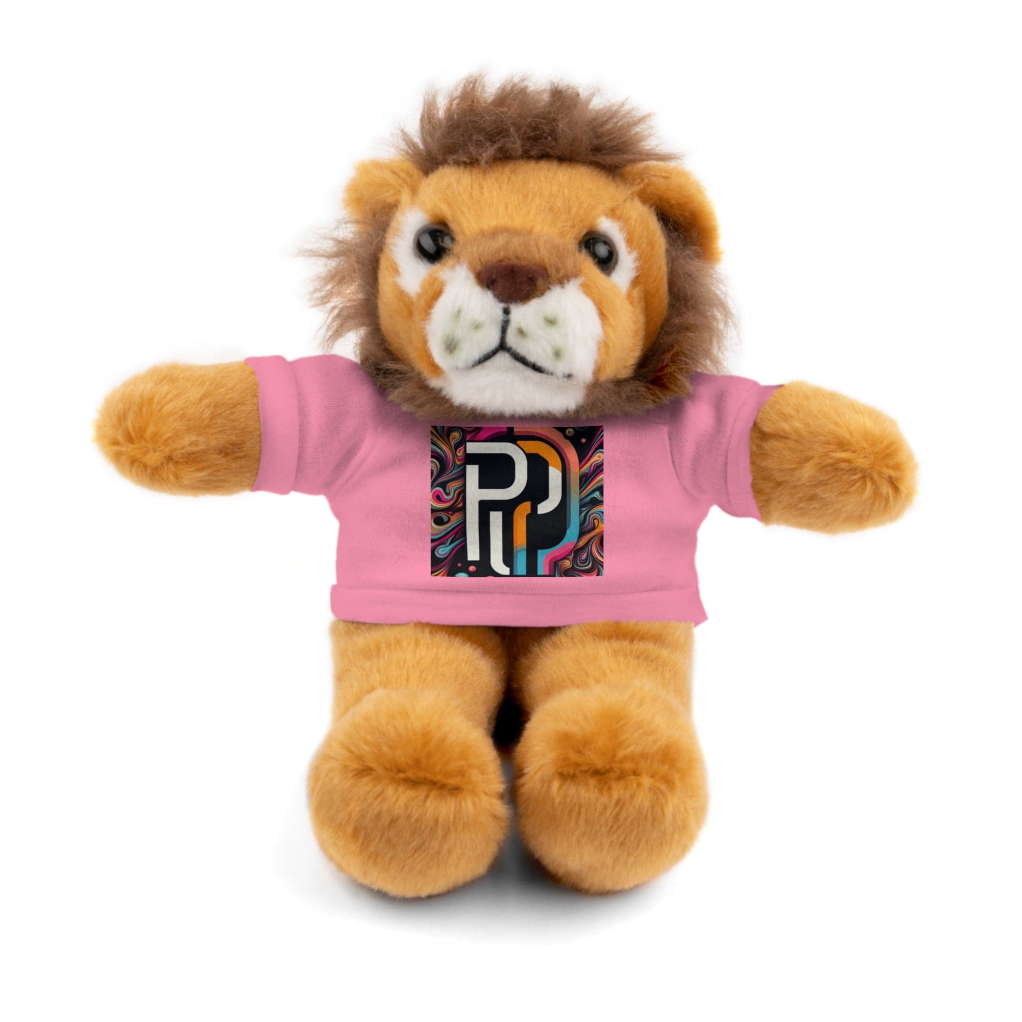 Printify Accessories Pink / Lion / 8" Stuffed Animals with Tee