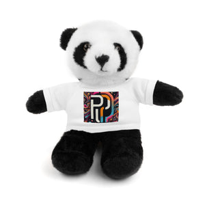 Printify Accessories White / Panda / 8" Stuffed Animals with Tee