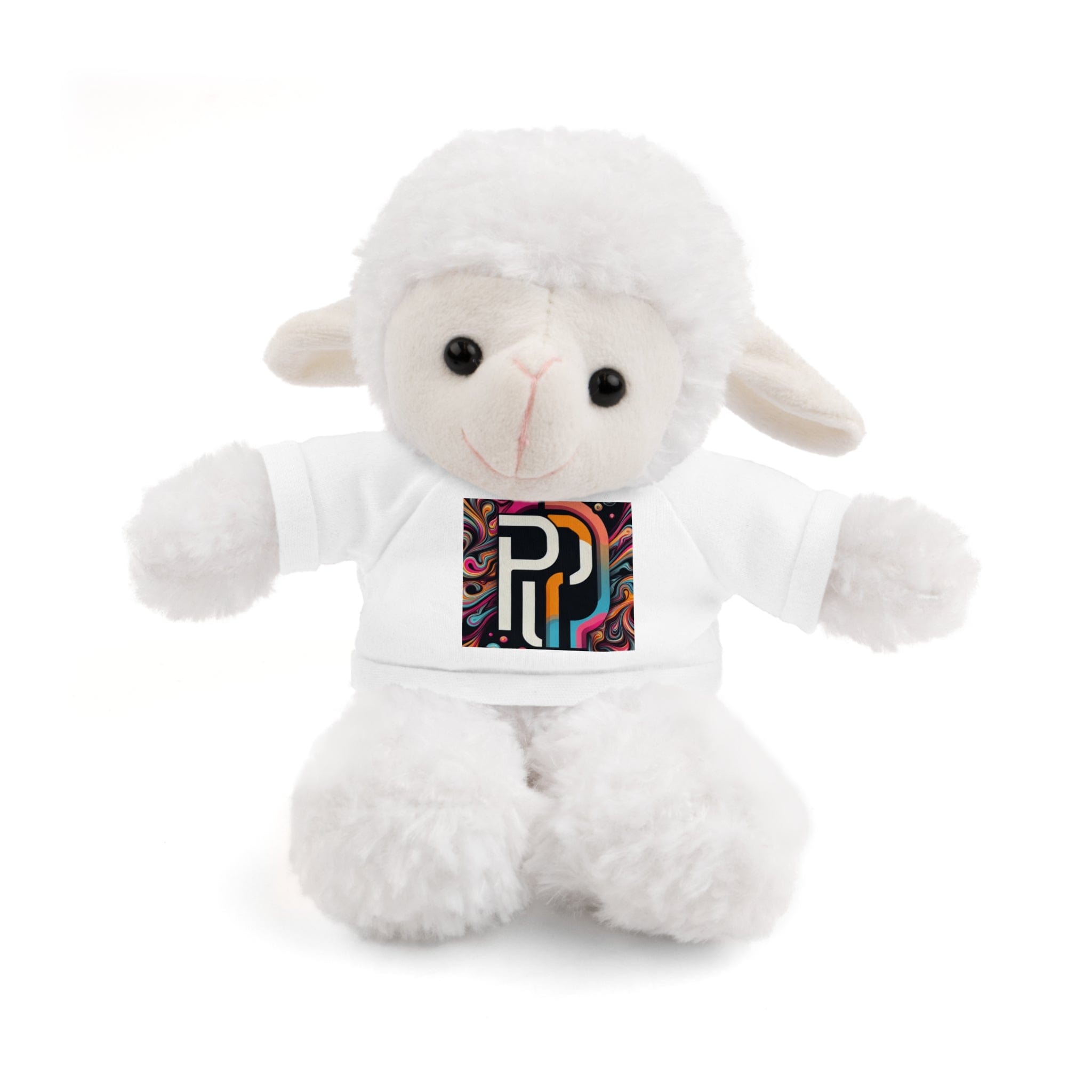 Printify Accessories White / Sheep / 8" Stuffed Animals with Tee