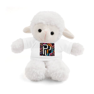 Printify Accessories White / Sheep / 8" Stuffed Animals with Tee