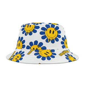 Printify Hats SmileyFlower Bucket Hat (AOP)