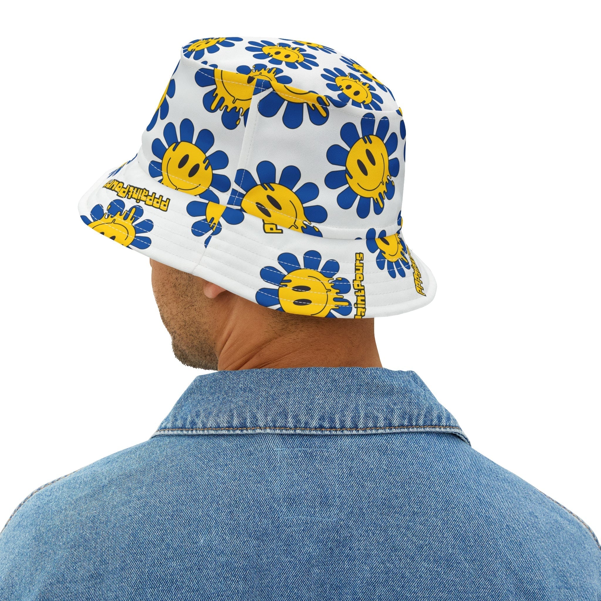 Printify Hats SmileyFlower Bucket Hat (AOP)