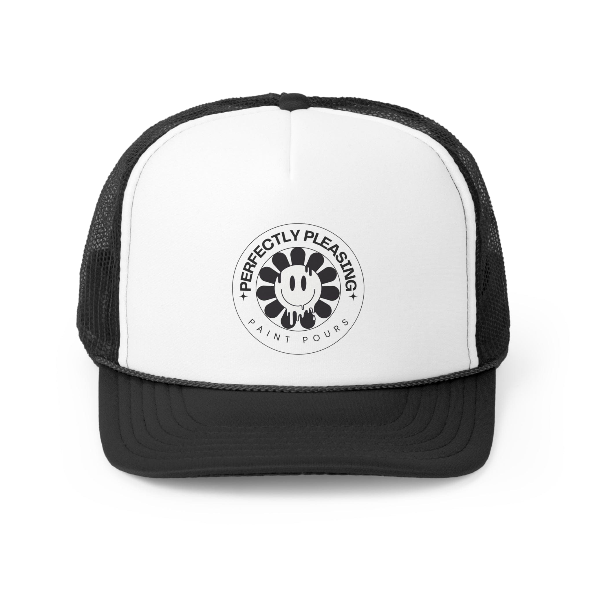 Printify Hats SmileyFlower Trucker Cap